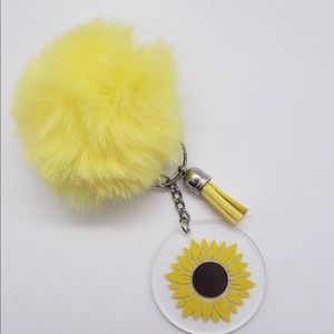 Sunflower keychain